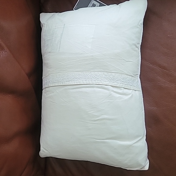 VERA WANG HOME Box Breakfast Throw Pillow FRETWORK 100% Cotton Down  12" X 16" - Picture 6 of 8